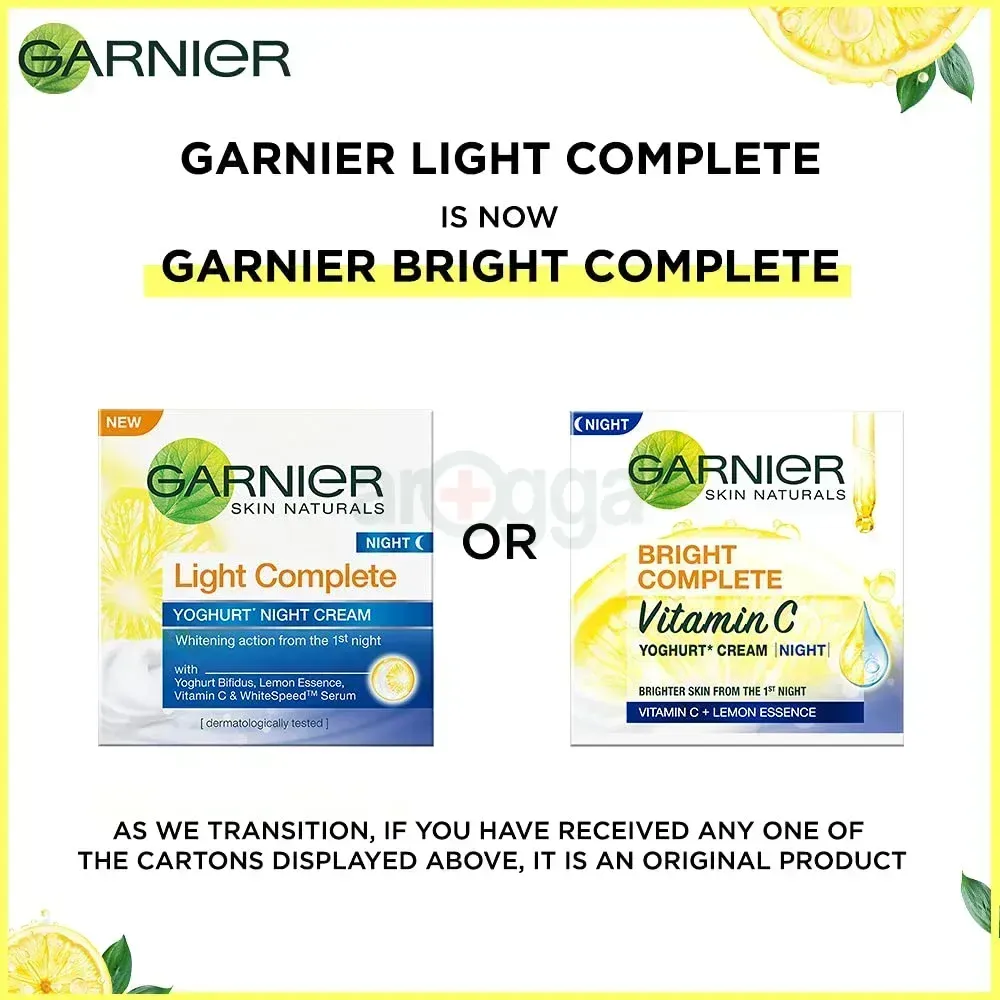 Picture of Garnier Bright Complete Vitamin C Night Sleeping Mask Cream 40gm