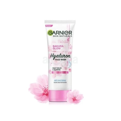 Picture of Garnier Skin Naturals Sakura Glow Hyaluron Face Wash 100ml