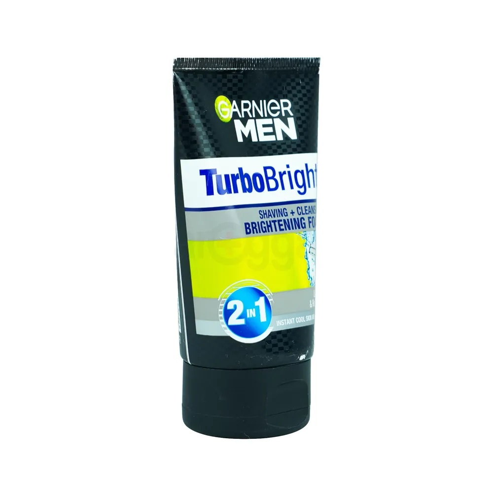 Picture of Garnier Men Turbo Bright Shaving Plus Cleansing Brightening Foam 100ml