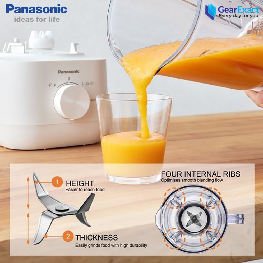 Picture of Panasonic MX-EP3111 Plastic Jug Blender with Dry Mill for Juice, Smoothies, Soup, and Spices