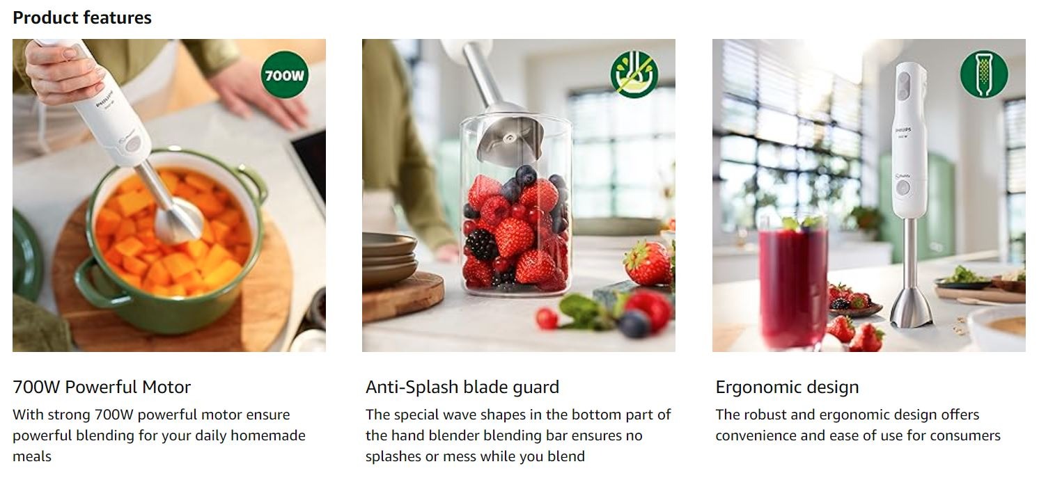 Picture of Philips HR2545/01 Daily Collection 700W ProMix Hand Blender