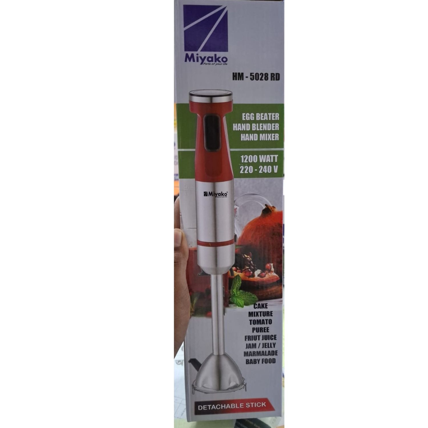 Picture of Miyako Electric Hand Blender 1200 watt HM-5028