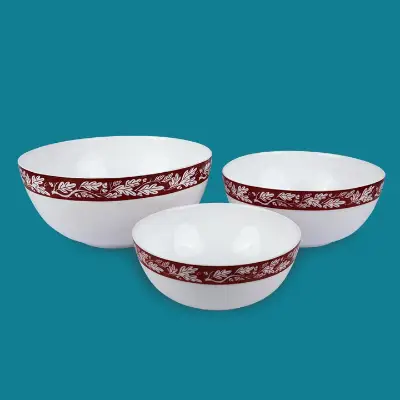 Buy 3pcs-round-bowl-set-crimpson- at Best Price in Bangladesh