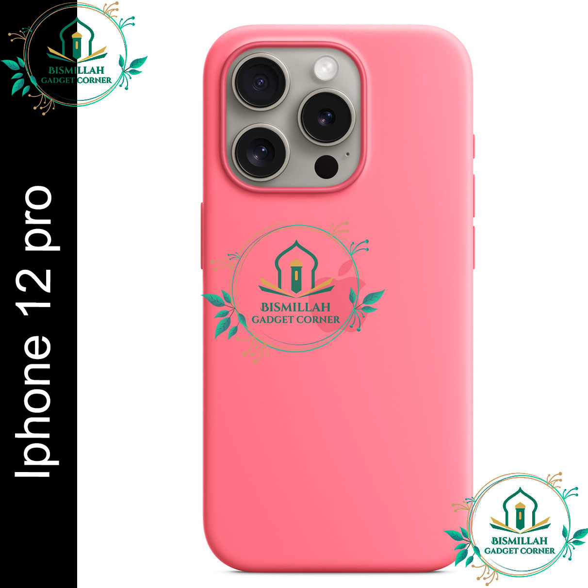 Picture of Premium Liquid Silicone Phone case for Iphone 12 pro Liquid Silicon Mobile Back Case Soft Silicone Phone Cover