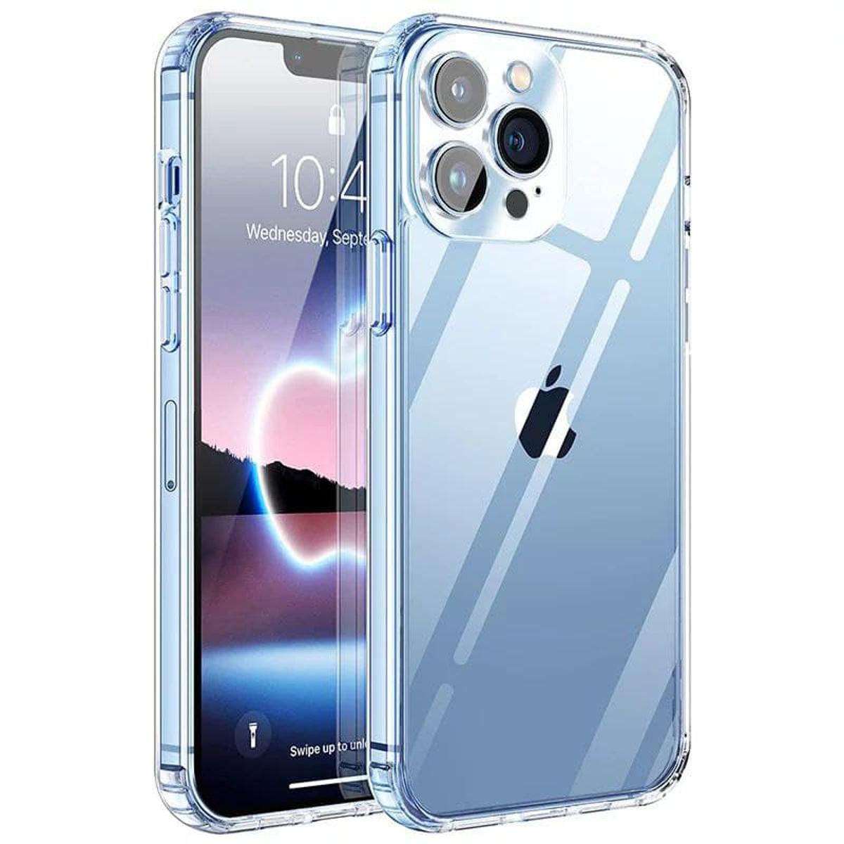Picture of Transparent Case for iPhone 13 Pro Max Cover Luxury Ultra Thin TPU Clear Shockproof Protective Case for i.Phone 13