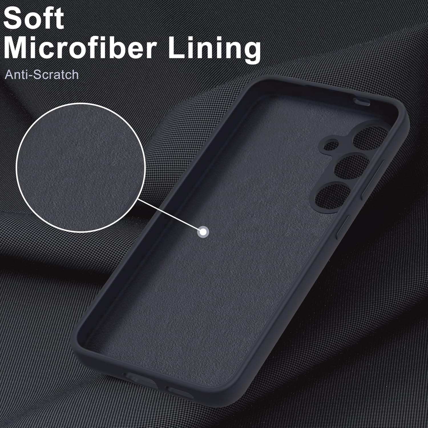 Picture of For iPhone 11 Pro Premium Silicone Matte Soft Phone Case - Black