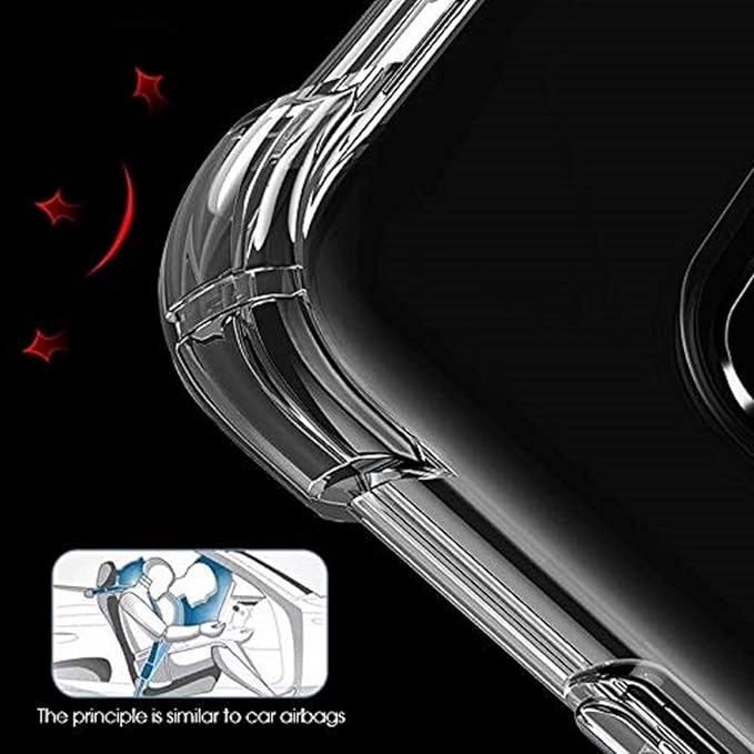 Picture of For Apple iPhone 11 (6.1) Shockproof Clear Transparent Hard Back Hybrid Soft Bumper Anti Scratch Back Cover
