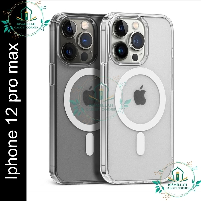 Picture of Transparent TPU / Acrylic Crystal Clear MagSafe Case for Apple IPhone 12 pro max Clear