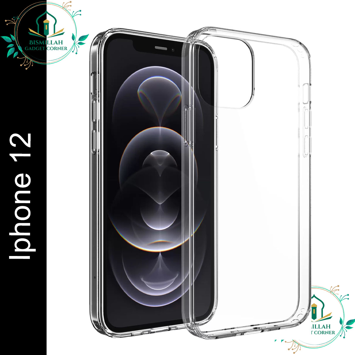 Picture of Transparent back cover For Iphone 12 Luxury transparent Protect Back Cover Soft Case