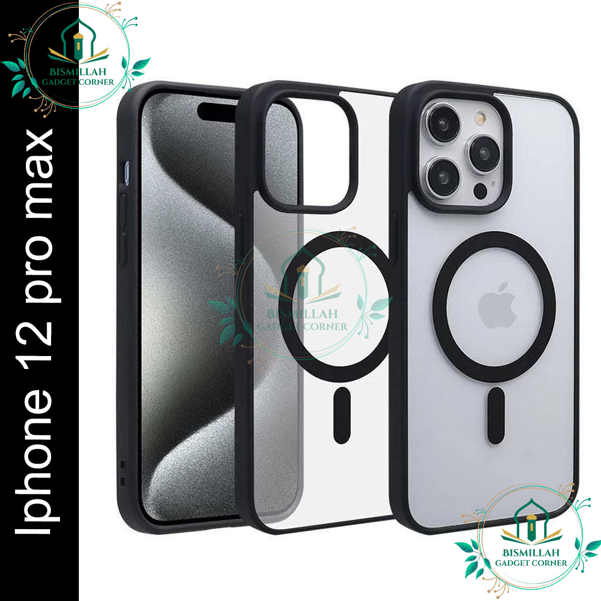 Picture of Acrylic Crystal Clear MagSafe Case for Apple IPhone 12 pro Clear