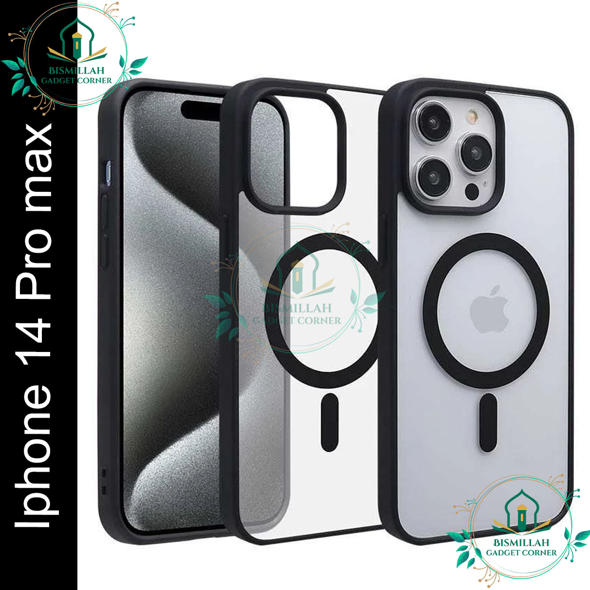 Picture of Acrylic Crystal Clear MagSafe Case for Apple IPhone 14 pro max Clear