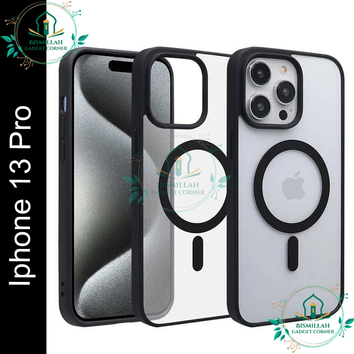 Picture of Acrylic Crystal Clear MagSafe Case for Apple IPhone 13 pro Clear