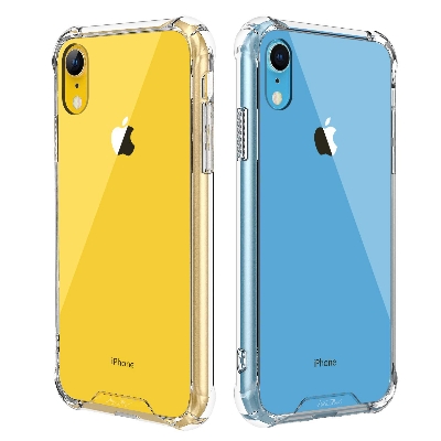 Picture of For iPhone XR Premium Silicone Case Crystal Clear Soft TPU Ultra-Thin Transparent Flexible Protective Mobile Phone Back Cover
