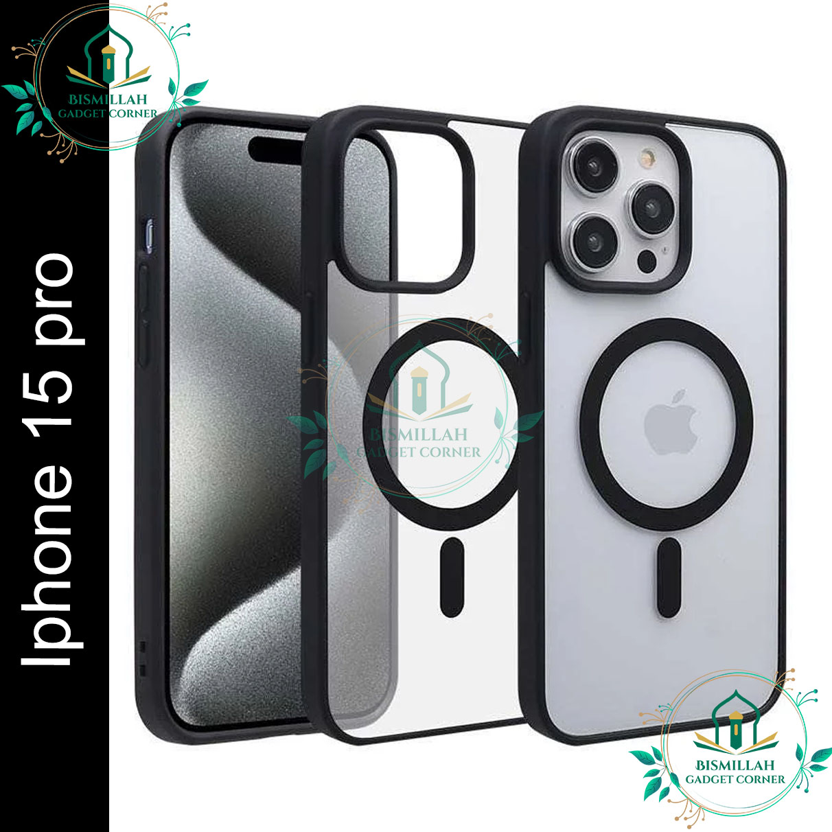 Picture of Acrylic Crystal Clear MagSafe Case for Apple IPhone 15 pro Clear