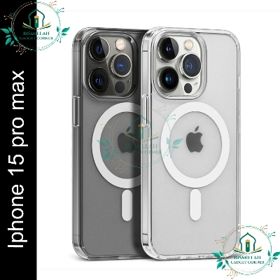 Picture of Transparent TPU / Acrylic Crystal Clear MagSafe Case for Apple IPhone 15 pro max Clear