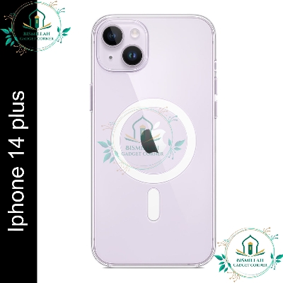 Picture of Transparent TPU / Acrylic Crystal Clear MagSafe Case for Apple IPhone 14 plus Clear