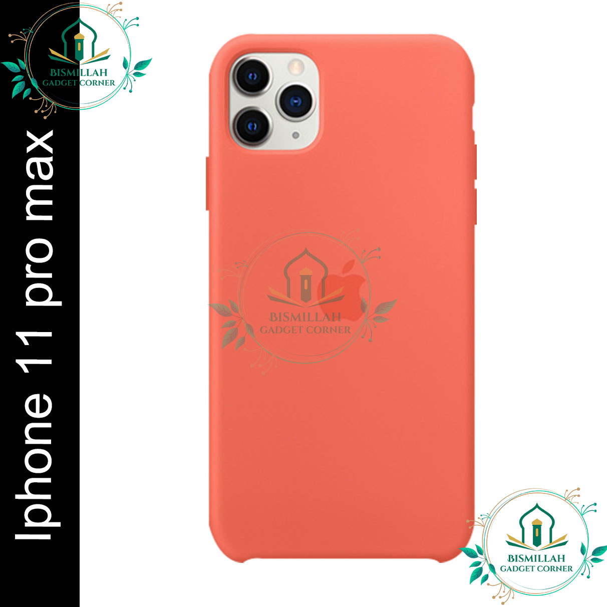 Picture of Premium Liquid Silicone Phone case for Iphone 11 pro max Liquid Silicon Mobile Back Case Soft Silicone Phone Cover