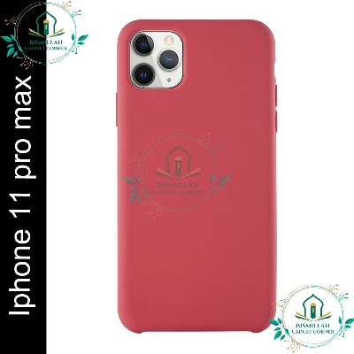 Picture of Premium Liquid Silicone Phone case for Iphone 11 pro max Liquid Silicon Mobile Back Case Soft Silicone Phone Cover