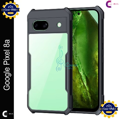Picture of Xundd Back Cover for Google Pixel 8a 5G Transparent Hybrid Hard PC Back Bumper