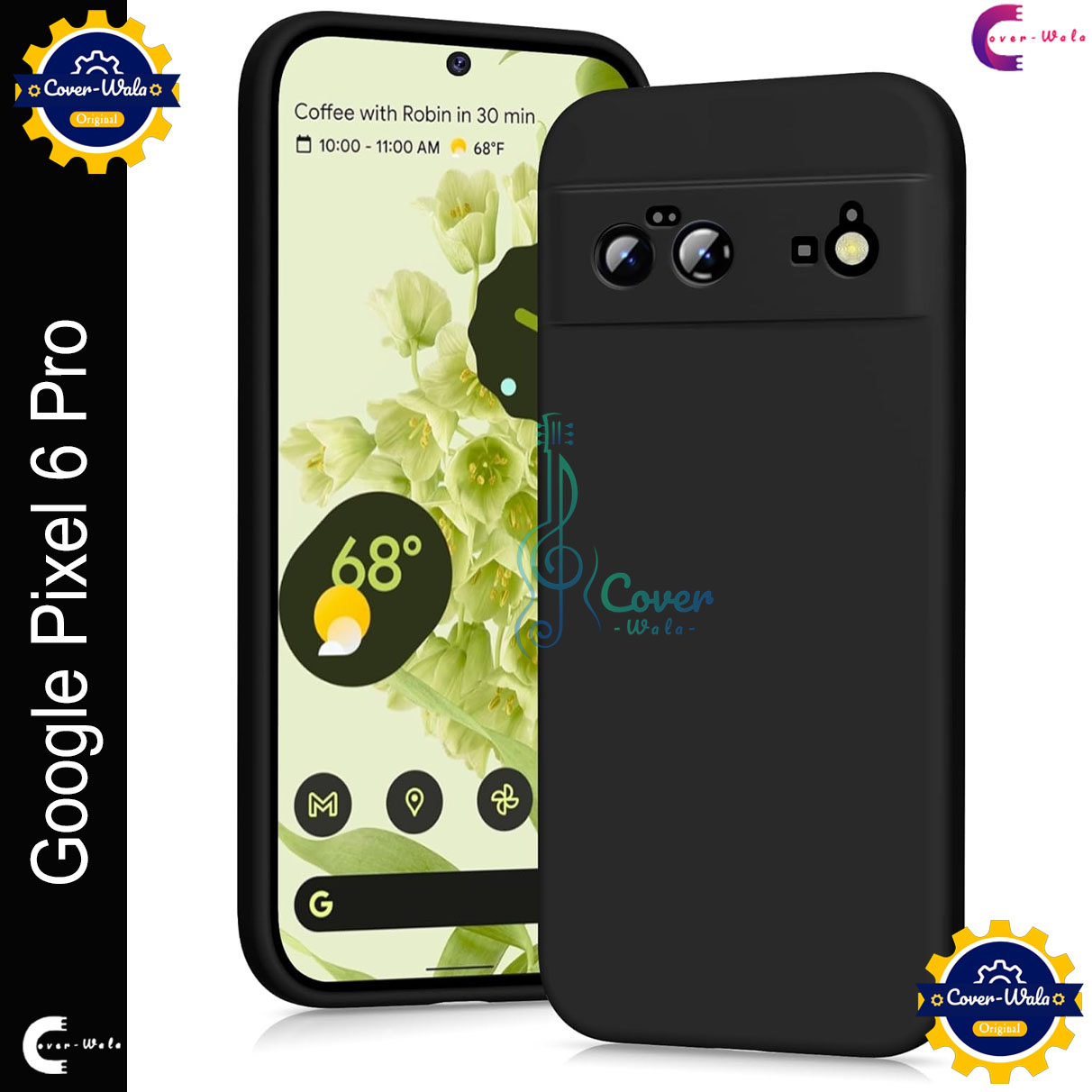 Picture of Premium Liquid Silicone Phone case for Google Pixel 6 Pro 5G Liquid Silicon Mobile Back Case Soft Silicone Phone Cover