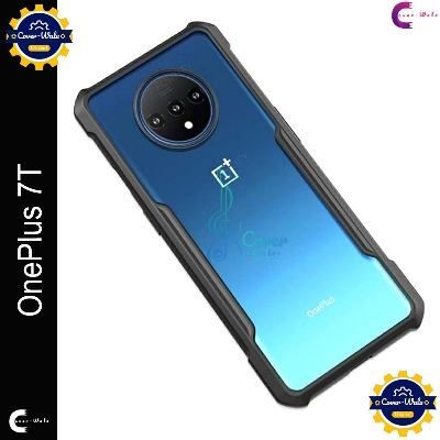 Picture of Xundd Back Cover for OnePlus 7T / 1+ 7T Transparent Hybrid Hard PC Back Bumper