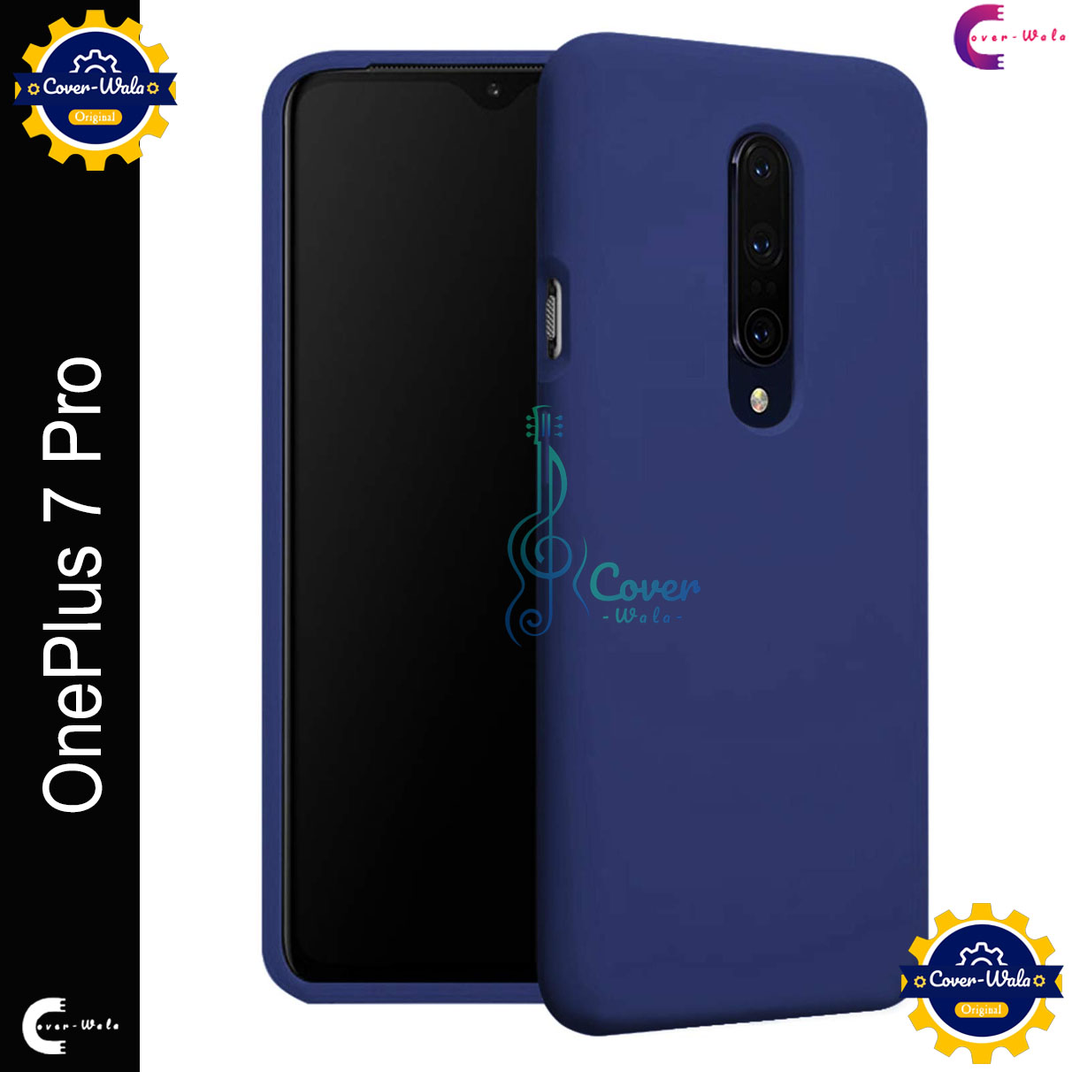 Picture of Premium Liquid Silicone Phone case for OnePlus 7 Pro / 1+ 7 Pro Liquid Silicon Mobile Back Case Soft Silicone Phone Cover