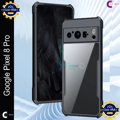 Picture of Xundd Back Cover for Google Pixel 8 Pro 5G Transparent Hybrid Hard PC Back Bumper