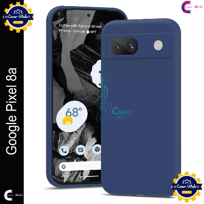 Picture of Premium Liquid Silicone Phone case for Google Pixel 8a 5G Liquid Silicon Mobile Back Case Soft Silicone Phone Cover