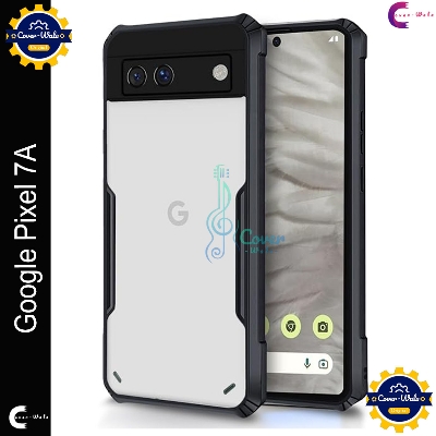 Picture of Xundd Back Cover for Google Pixel 7a 5G Transparent Hybrid Hard PC Back Bumper