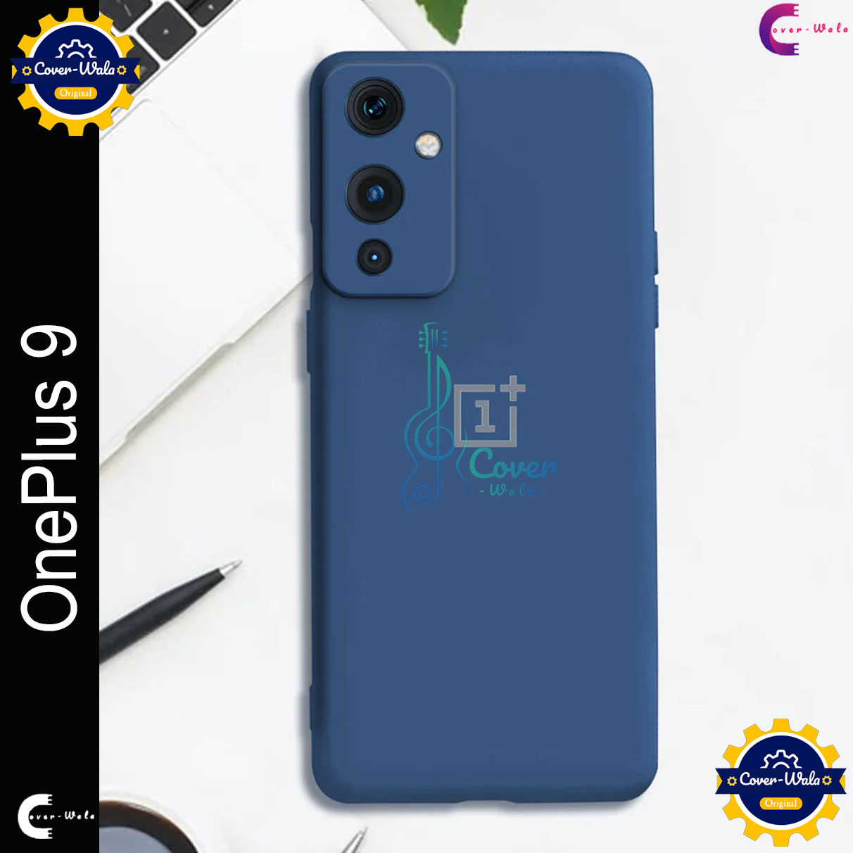 Picture of Premium Liquid Silicone Phone case for OnePlus 9 5G / 1+ 9 5G Liquid Silicon Mobile Back Case Soft Silicone Phone Cover