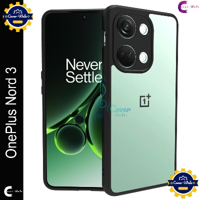 Picture of Xundd Back Cover for OnePlus Nord 3 5G / 1+ Nord 3 5G / OnePlus Ace 2V 5G / 1+ Ace 2V 5G Transparent Hybrid Hard PC Back Bumper