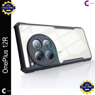 Picture of Xundd Back Cover for OnePlus 12R 5G / 1+ 12R 5G / OnePlus Ace 3 5G / 1+ Ace 3 5G Transparent Hybrid Hard PC Back Bumper