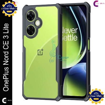 Picture of Xundd Back Cover for OnePlus Nord CE 3 Lite 5G / 1+ Nord CE 3 Lite 5G Transparent Hybrid Hard PC Back Bumper