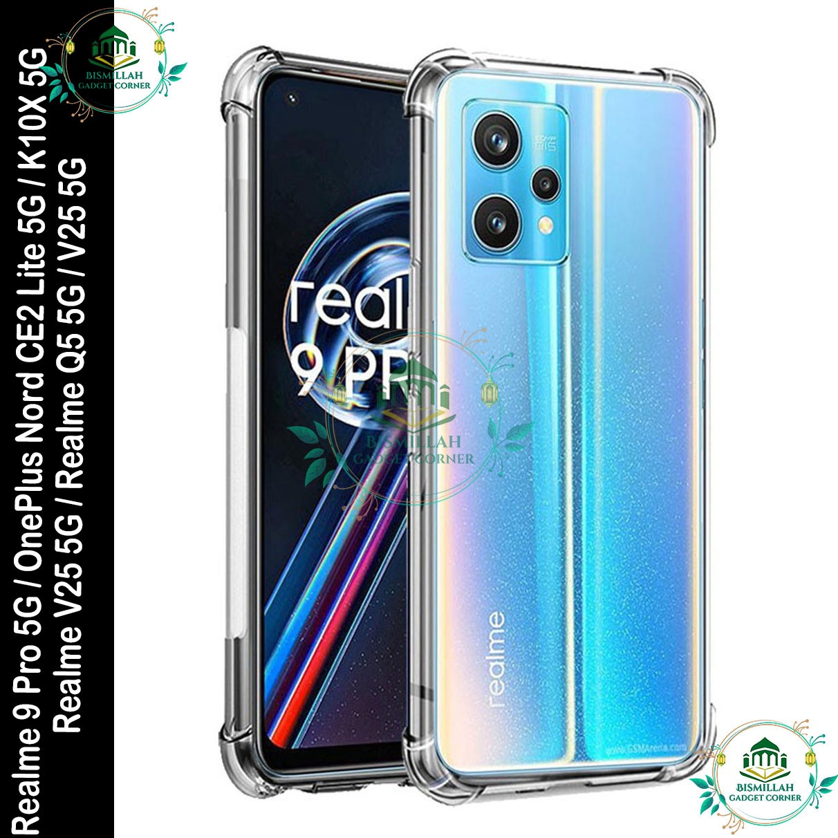 Picture of Transparent back cover For OnePlus Nord CE2 Lite 5G / OnePlus Nord CE 2 Lite 5G / Realme 9 Pro 5G / K10X 5G  Realme V25 5G / Realme Q5 5G Luxury transparent Protect Back Cover Soft Case