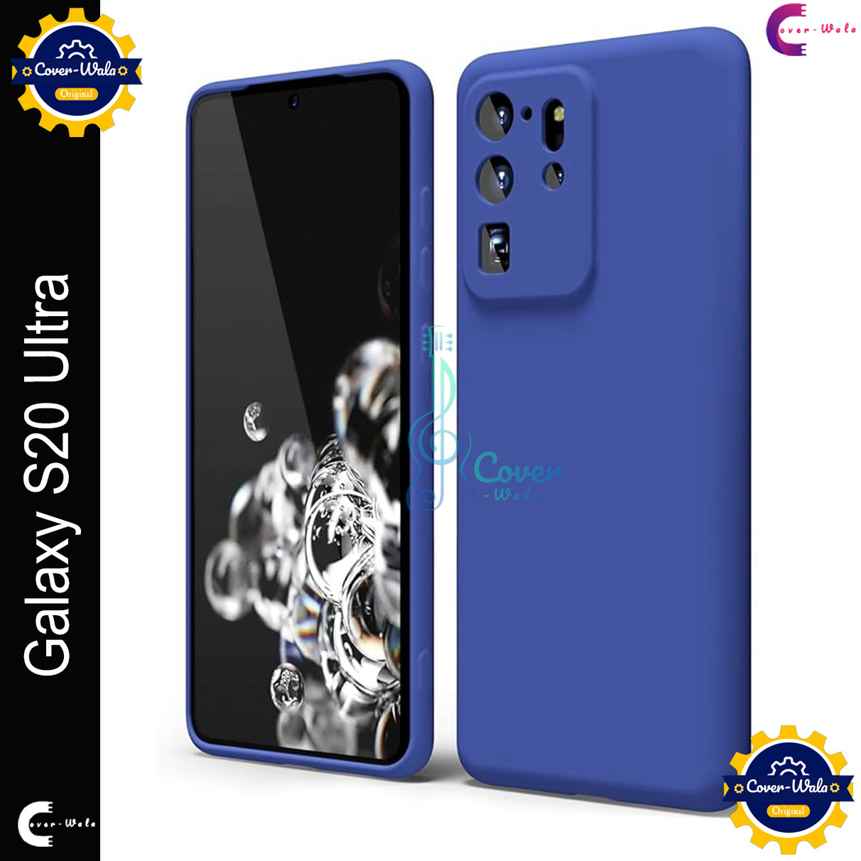 Picture of Premium Liquid Silicone Phone case for Samsung Galaxy S20 Ultra 5G Liquid Silicon Mobile Back Case Soft Silicone Phone Cover