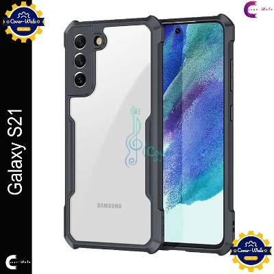 Picture of Xundd Back Cover for Samsung Galaxy S21 5G Transparent Hybrid Hard PC Back Bumper