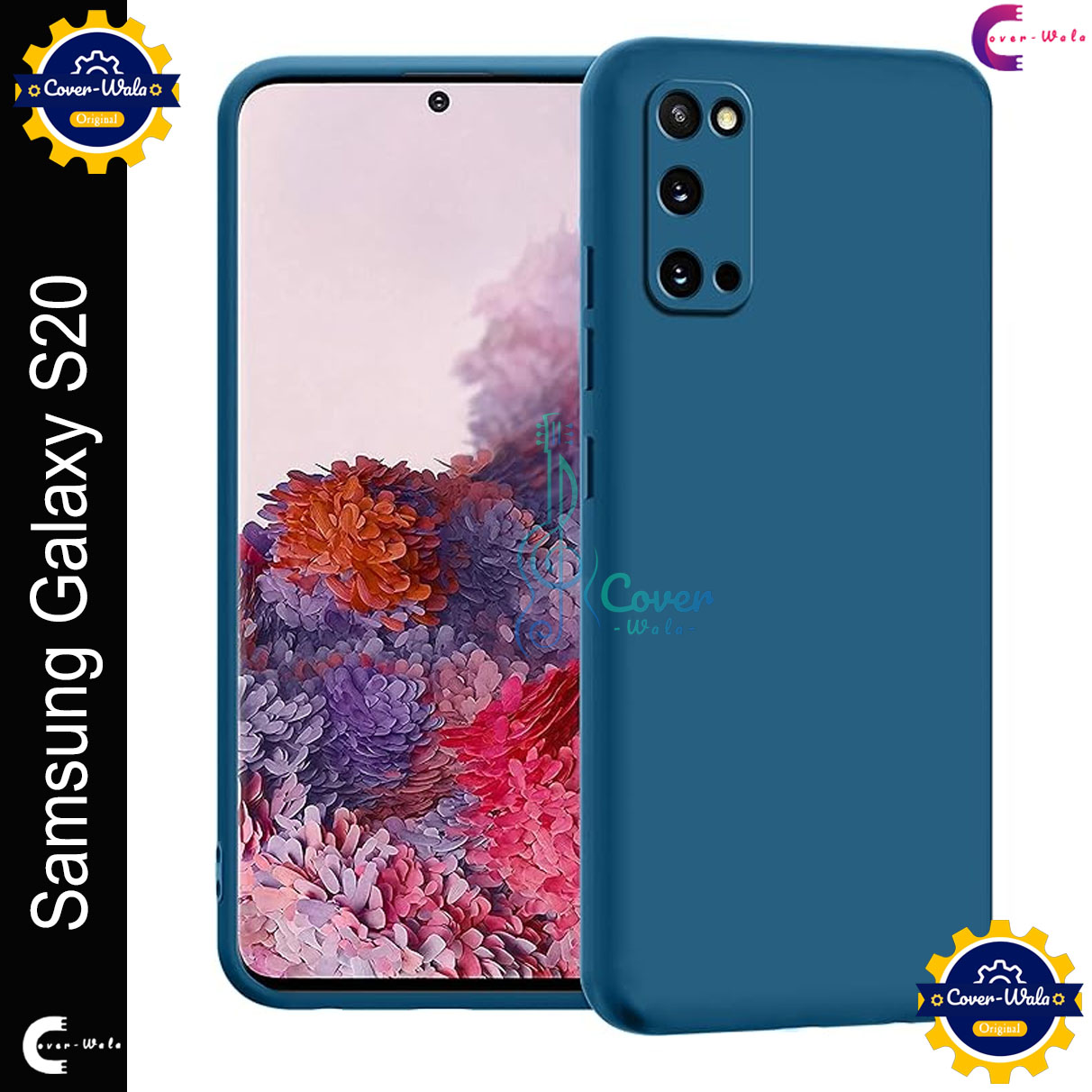 Picture of Premium Liquid Silicone Phone case for Samsung Galaxy S20 5G Liquid Silicon Mobile Back Case Soft Silicone Phone Cover