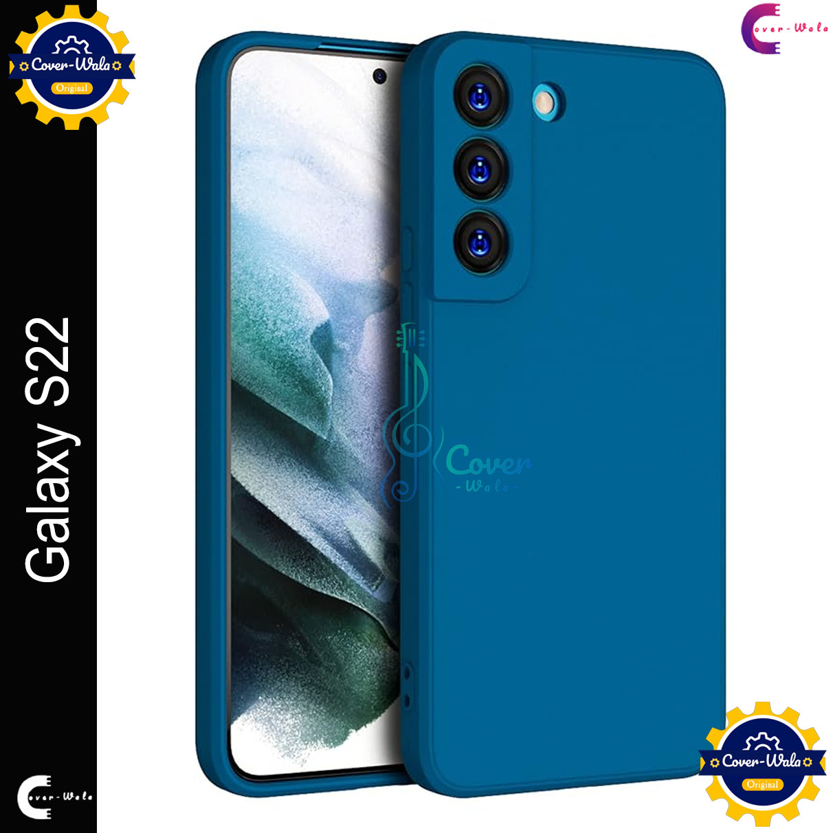 Picture of Premium Liquid Silicone Phone case for Samsung Galaxy S22 5G Liquid Silicon Mobile Back Case Soft Silicone Phone Cover