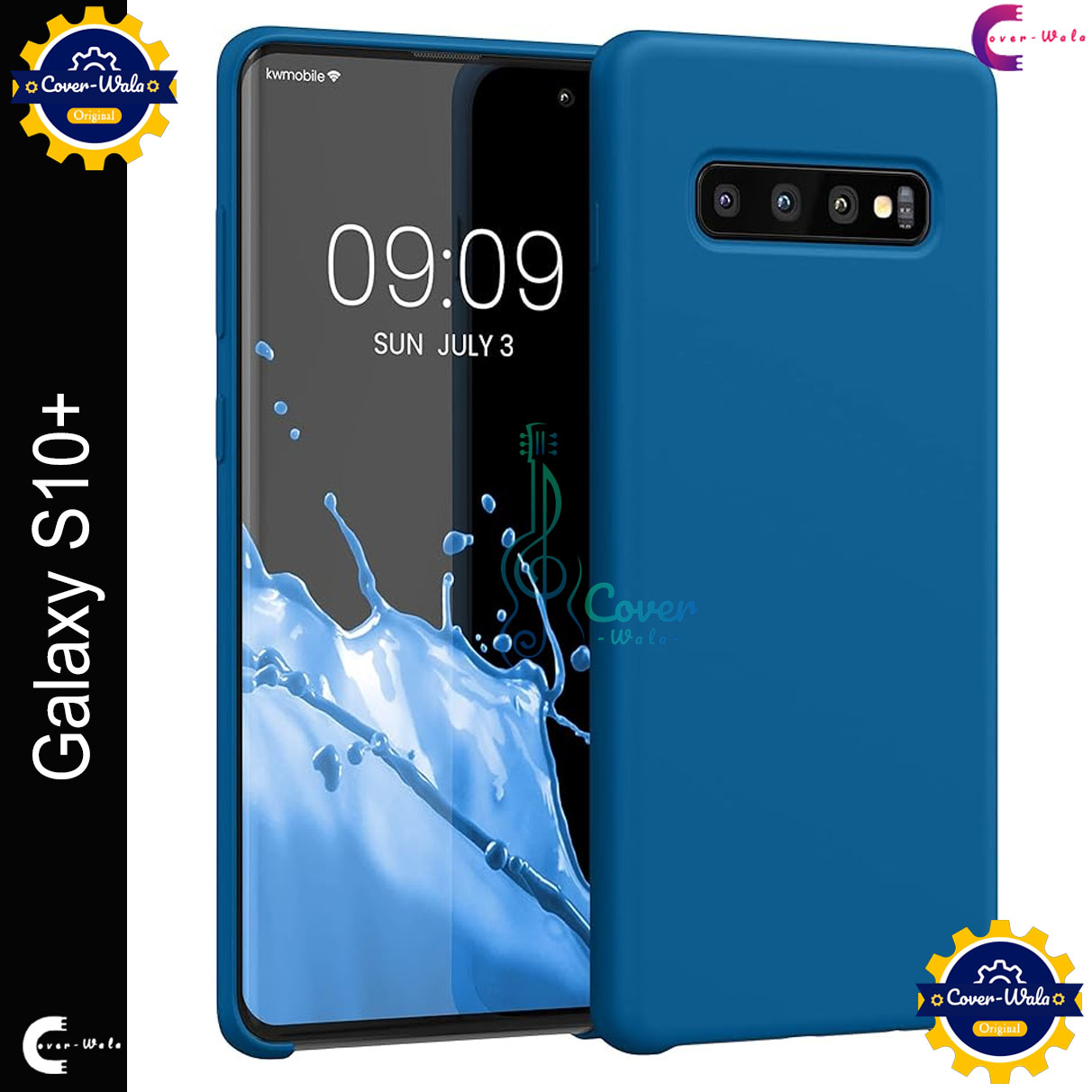 Picture of Premium Liquid Silicone Phone case for Samsung Galaxy S10+ 5G / Samsung Galaxy S10 Plus 5G Liquid Silicon Mobile Back Case Soft Silicone Phone Cover
