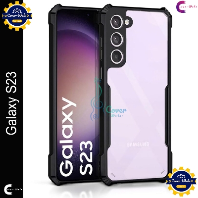 Picture of Xundd Back Cover for Samsung Galaxy S23 5G Transparent Hybrid Hard PC Back Bumper