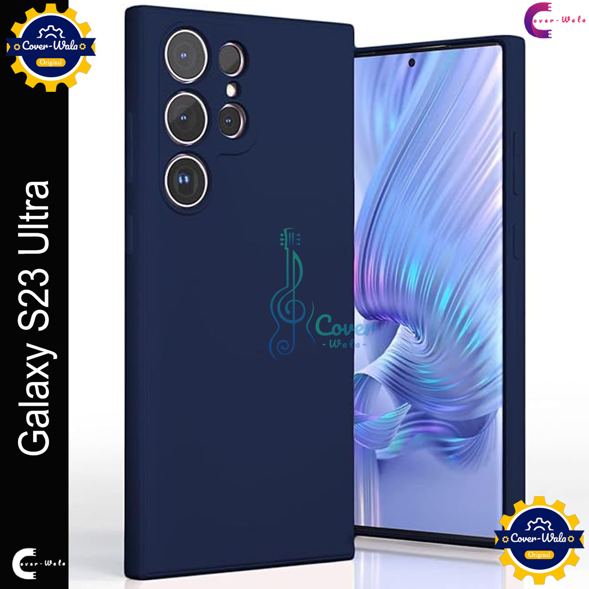 Picture of Premium Liquid Silicone Phone case for Samsung Galaxy S23 Ultra 5G Liquid Silicon Mobile Back Case Soft Silicone Phone Cover