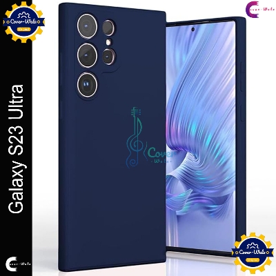 Picture of Premium Liquid Silicone Phone case for Samsung Galaxy S23 Ultra 5G Liquid Silicon Mobile Back Case Soft Silicone Phone Cover