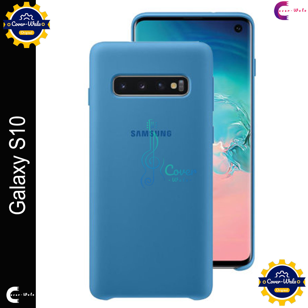 Picture of Premium Liquid Silicone Phone case for Samsung Galaxy S10 5G Liquid Silicon Mobile Back Case Soft Silicone Phone Cover