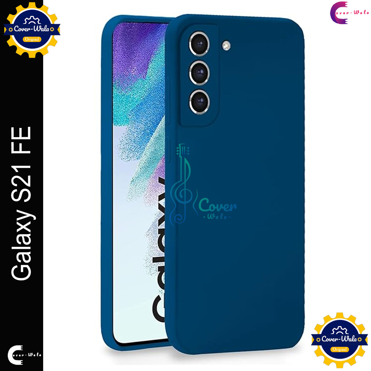 Picture of Premium Liquid Silicone Phone case for Samsung Galaxy S21 FE 5G Liquid Silicon Mobile Back Case Soft Silicone Phone Cover