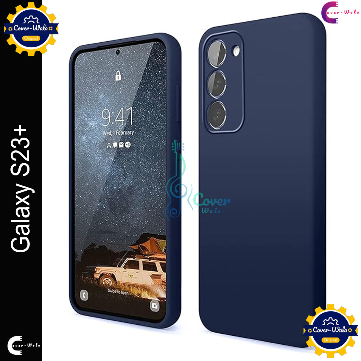 Picture of Premium Liquid Silicone Phone case for Samsung Galaxy S23+ 5G / Samsung Galaxy S23 Plus 5G Liquid Silicon Mobile Back Case Soft Silicone Phone Cover