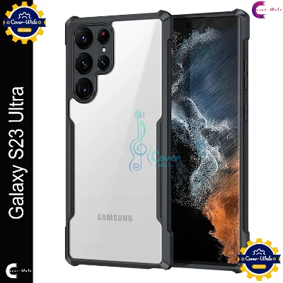 Picture of Xundd Back Cover for Samsung Galaxy S23 Ultra 5G Transparent Hybrid Hard PC Back Bumper