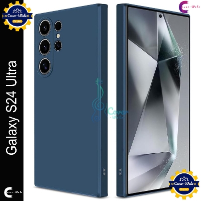 Picture of Premium Liquid Silicone Phone case for Samsung Galaxy S24 Ultra 5G Liquid Silicon Mobile Back Case Soft Silicone Phone Cover