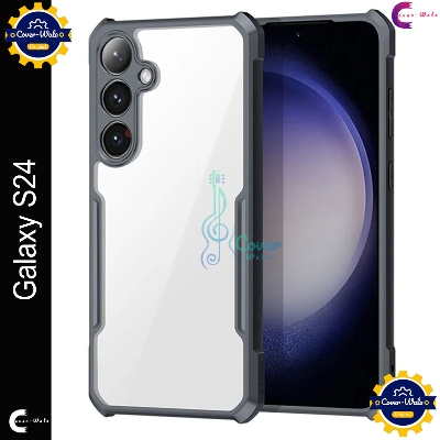 Picture of Xundd Back Cover for Samsung Galaxy S24 5G Transparent Hybrid Hard PC Back Bumper