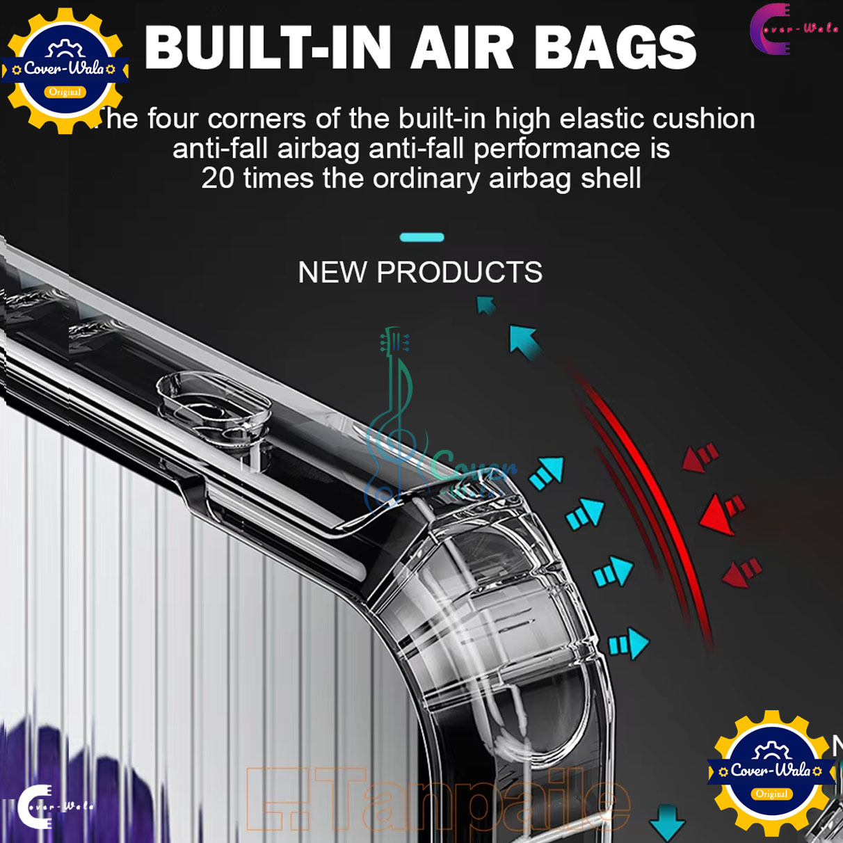 Picture of Transparent back cover For Samsung Galaxy S23 FE 5G Luxury transparent Protect Back Cover Soft Case