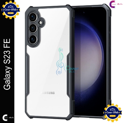 Picture of Xundd Back Cover for Samsung Galaxy S23 FE 5G Transparent Hybrid Hard PC Back Bumper